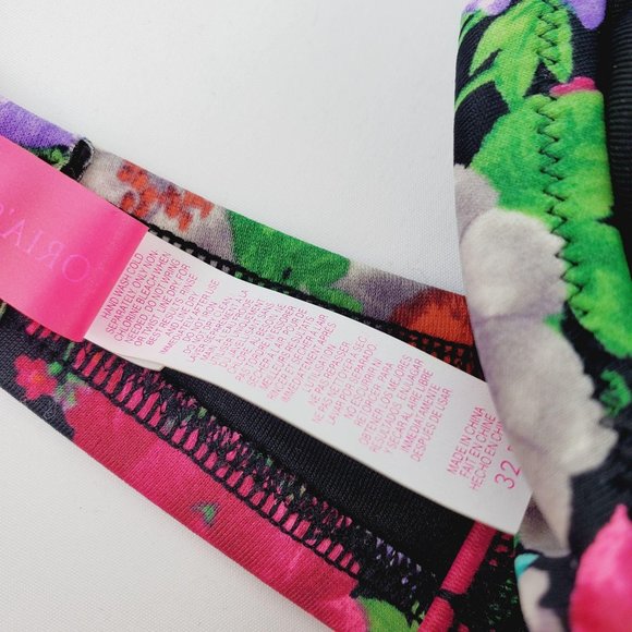 Victoria's Secret Floral Lace-up Two Piece Bikini - Picture 12 of 13
